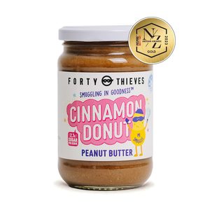 Products: Cinnamon Donut Peanut Butter - 290g Forty Thieves