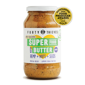 Products: SuperFood Butter. Hemp, Nuts + Seeds - Jumbo 500g Forty Thieves Nut Butters