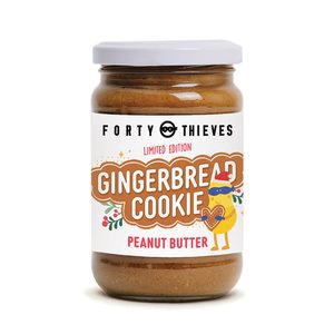 Products: Gingerbread Cookie Peanut Butter - 290g - Forty Thieves Nut Butters