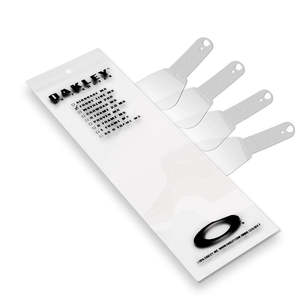 E11 Bag: **OAKLEY Front Line MX Goggle - Laminated Tear Off (14pc/Package)