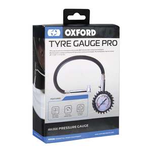 E11 Bag: Oxford Analogue Tyre Pressure Gauge 0-60psi