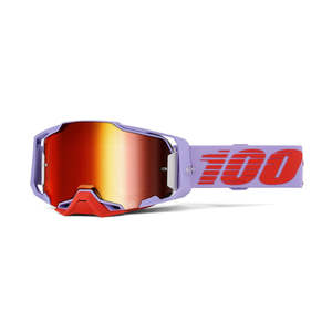 Goggles: **100% Armega Adult MX Goggle Fausto w Red Mirror Lens