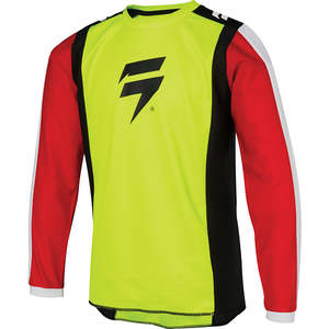 SHIFT WHIT3 RACE Youth MX Jersey - Flo Yellow