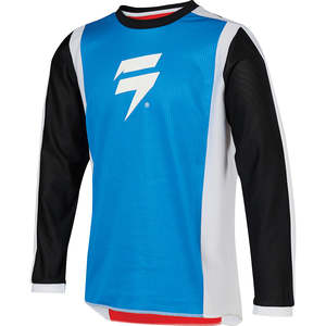 SHIFT WHIT3 RACE Youth MX Jersey - White/Red/Blue