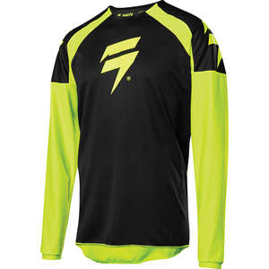 Jerseys: SHIFT WHIT3 LABEL RACE Adult MX Jersey - Flo Yellow