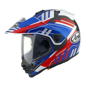 **Arai TOUR-X5 Discovery Adult Adventure Helmet (made in Japan) - Trail Blue