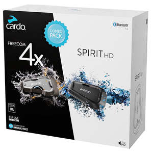 Cardo Collection: **Cardo FREECOM 4X & SPIRIT HD - Combo Pack