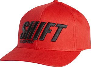 SHIFT SIGHT LINE FLEXFIT HAT - Red
