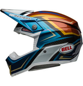 **BELL Moto-10 SPHERICAL Tomac 24 White/Gold