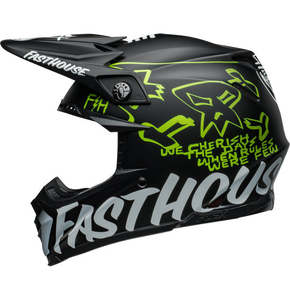 **BELL Moto-9S FLEX Fasthouse MC Core Matte Black/Yellow