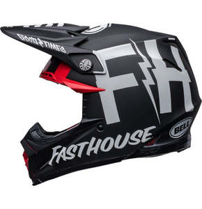 **BELL Moto-9S FLEX Fasthouse Tribe Matte Black/Grey