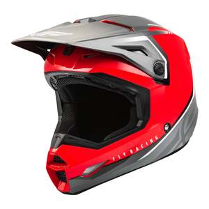 Fly Racing Collection: FLY Racing Kinetic Vision MX Helmet - Red / Grey