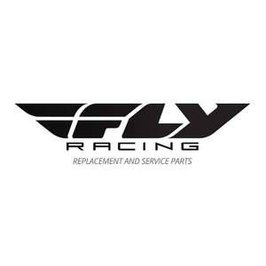 FLY Racing Kinetic Youth MX Helmet Peak Sketch Matt Black/White/Hi-Vis