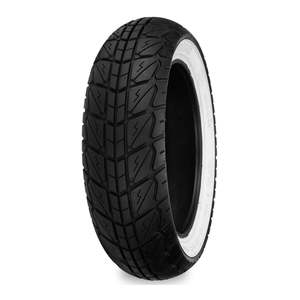 Oversize: Shinko SR723 12 inch Front T/L White Wall Scooter Tyre