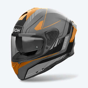 0 03 Cbm: **AIROH Spark 2 - Graphics - Matte Chrono Gold
