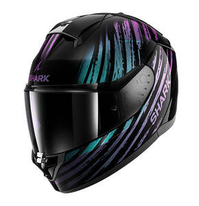 0 03 Cbm: SHARK Ridill 2 Assya Full Face Road Helmet - Black Chameleon