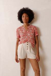 Tops & Shirts: Indie & Cold Detailed Sleeve Shirt