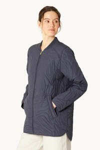 Ilse Jacobson Short Quilt Jacket - Ombre Blue