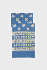 Accessories: Nice Things Papua Print Cotton Scarf
