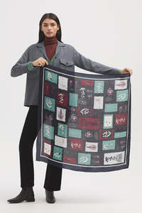 Accessories: Nice Things Herbarium Silk Scarf