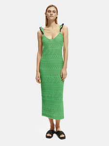 Scotch And Soda: Scotch & Soda Pointelle Detail Dress