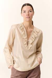 Leon And Harper: Leon & Harper Casta Foil Blouse