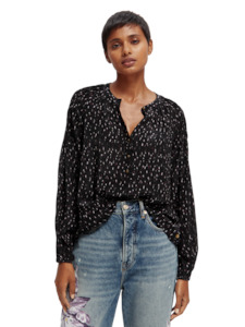 Scotch & Soda Pintuck Blouse