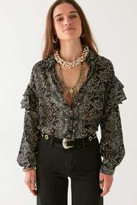 Sale: Maison Hotel Camaron Blouse - Black Sheep