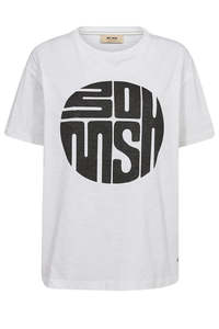 T Shirts: Mos Mosh Zini Short Sleeve Tee - White