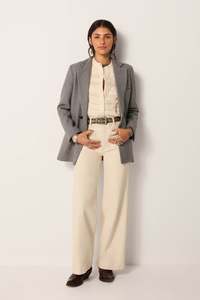 Coats Jackets: Maison Hotel Anna Blazer - Gris