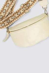 Accessories: Lauren Vidal Lolita Bag - Creme