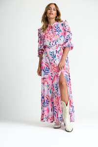 Pom Amsterdam Botanical Dress Pink