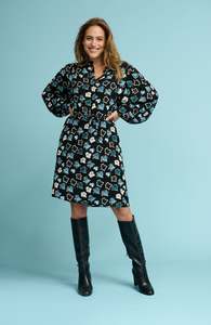 Pom: Pom Amsterdam Ocean Gems Dress Black