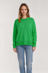 Sale: Alete Threads Charade Crew Neck Sweater - Verdant