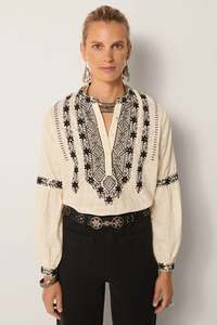 Sale: Maison Hotel Bruna Blouse - White Lies