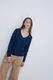 Yerse Long Sleeve Tee - Navy