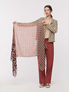 Nice Things: Nice Things Paloma Poly Recycled Bambu Scarf Mid Grey