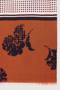 Nice Things Dots and Flowers Scarf