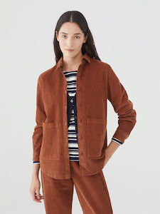 Nice Things: Nice Things Over Micro Corduroy Shirt