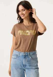 New Arrivals: Garcia Amore Soft Taupe T Shirt