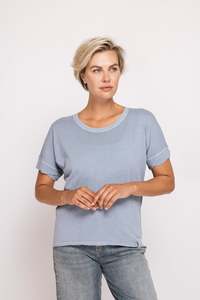 T Shirts: Zhrill Rahel Blue Tee