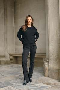 Denim: Mos Mosh Carla Naomi Deluxe Jeans - Black