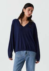 Morrison Skye Knit Pullover Navy