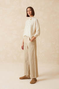 Sweaters Knitwear: Indie & Cold Rice Stitch Sweater - Crudo