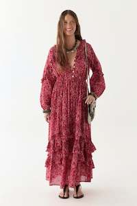 Dresses: Maison Hotel Hannalei Dress - Jeranio Chilli