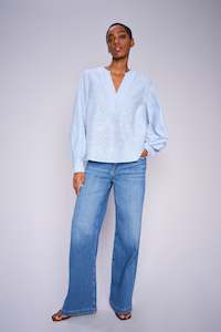 Denim: Mos Mosh Dara Shane Jeans - Mid Blue
