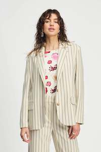 POM Amsterdam Striped Blazer