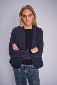 Mos Mosh Viga Charm Blazer - Salute Navy