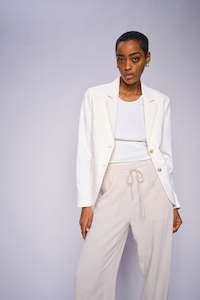 Coats Jackets: Mos Mosh Viga Charm Blazer - Ecru