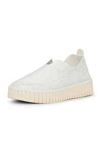 Ilse Jacobsen Platform Tulip Shoe - White
